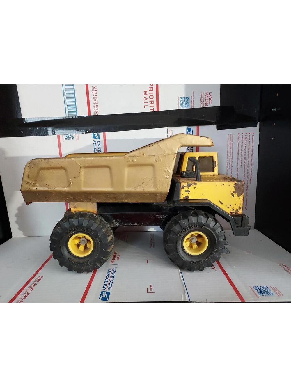 Vintage 1980s Metal Tonka Turbo Diesel Mighty Dump Truck Toy - #t6